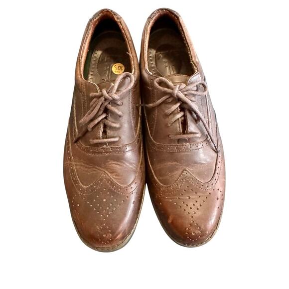 Men’s Frye Mansfield Brown Tie Loafers sz 10.5 - Picture 2 of 6